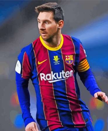 Messi Legendary Barcelona Paint By Numbers