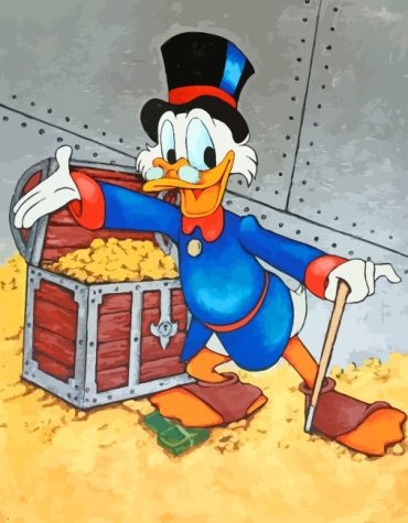 Cool Ducktales Scrooge Mcduck Paint By Numbers