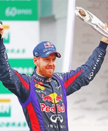 Sebastian Vettel Racing Legend Paint By Numbers