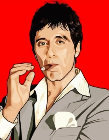 Tony Montana Movie Art Paint By Numbers