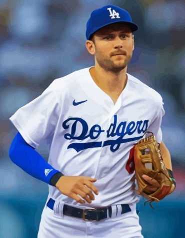 Baseball Star Trea Turner Paint By Numbers