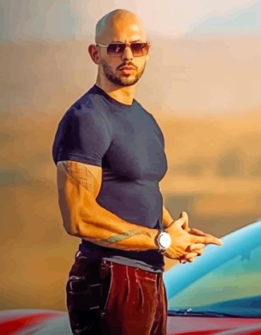 Andrew Tate Iconic TV Personality Paint By Numbers