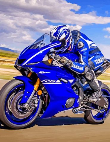 Motorcycle Engine Adventure Paint By Numbers