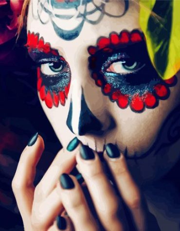 Colorful Catrina Paint By Numbers