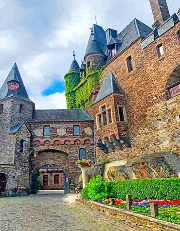 Explore Cochem Castle Germany Paint By Numbers