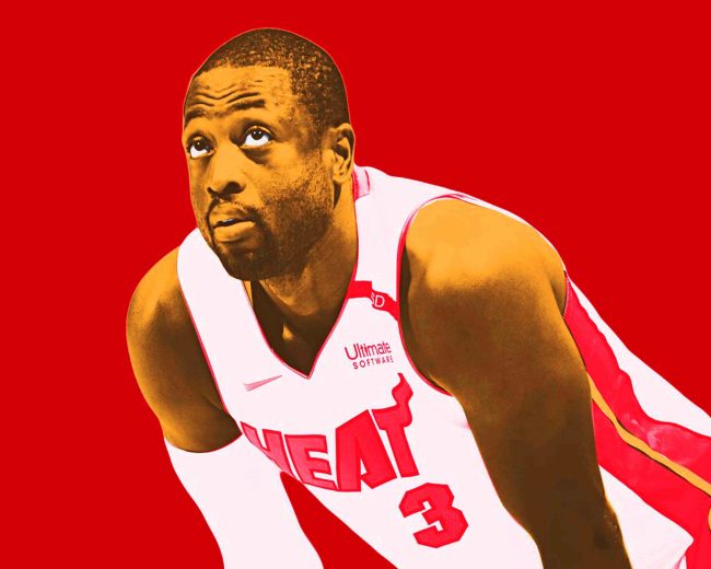 Basketball Legend Dwyane Wade Paint By Numbers