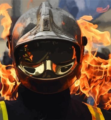 Fireman Cool Art Paint By Numbers