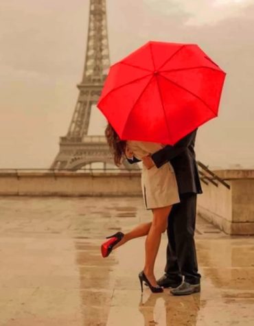 Romantic Eiffel Tower Paint By Numbers