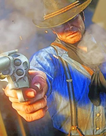 Cowboy Gunslinger Western Paint By Numbers