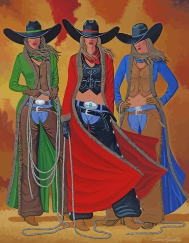 Cowgirl Portrait Paint By Numbers