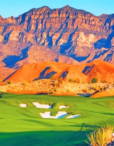 Scenic Coyote Springs Golf Paint By Numbers
