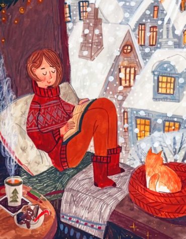 Christmas Relaxation Woman Paint By Numbers