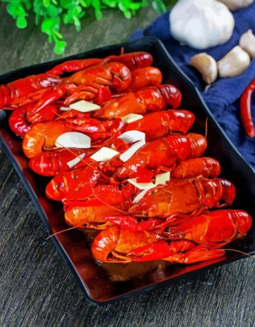 Crayfish Seafood Delight Paint By Numbers