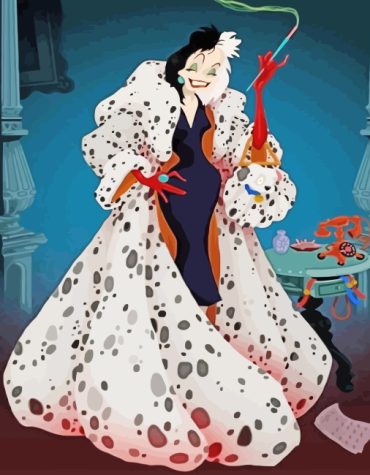 Disney's Cruella De Vil Paint By Numbers