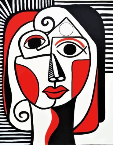 Cubist Woman Abstract Paint By Numbers