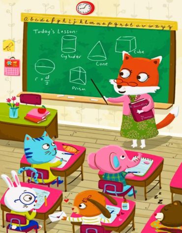 Cute Animals Learning Paint By Numbers