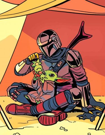 Baby Yoda and Mandalorian Magic Paint By Numbers