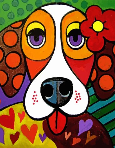 Adorable Dog Paint By Numbers