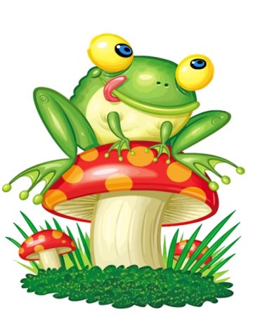 Cute Frog Art Paint By Numbers