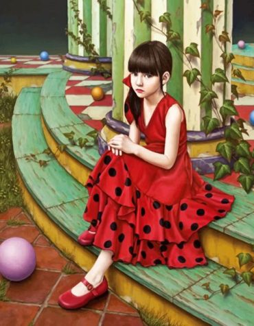 Cute Asian Woman Paint By Numbers