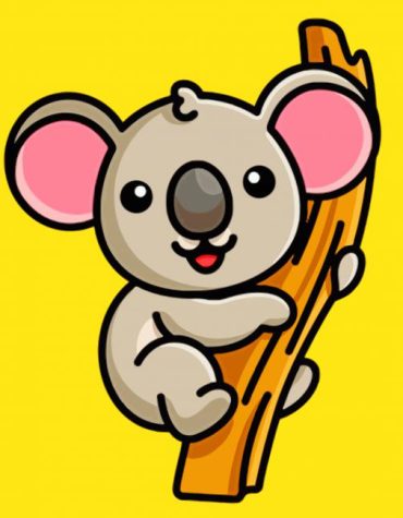 Easy Koala Paint By Numbers for Kids