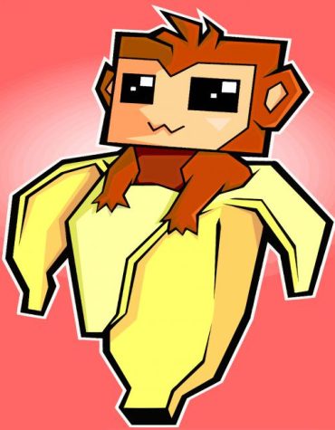 Cute Monkey and Bananas Paint By Numbers