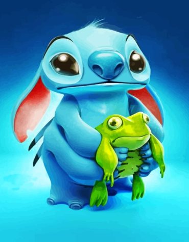 Cute Lilo Stitch Paint By Numbers