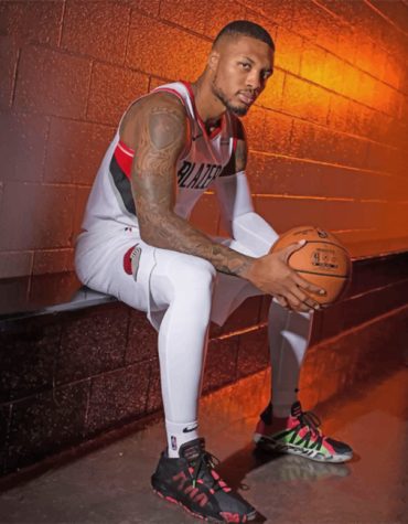 Damian Lillard Portland Trail Blazers Paint By Numbers
