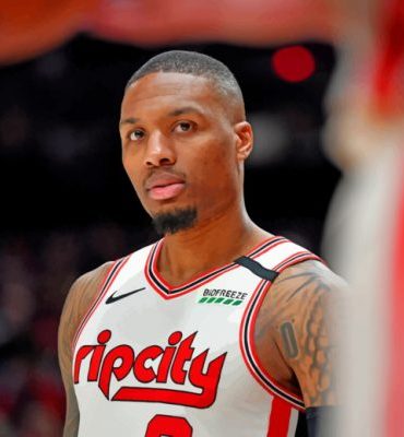 Damian Lillard Basketball Paint By Numbers