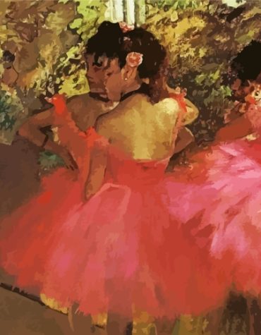 Dancers in Pink Ballet Paint By Numbers