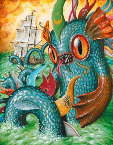 Cute Ocean Kraken Paint By Numbers