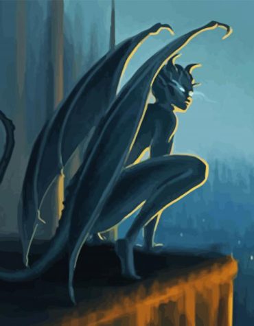 Fantasy Gargoyle Paint By Numbers