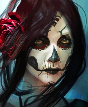 Dark Goth Style Paint By Numbers