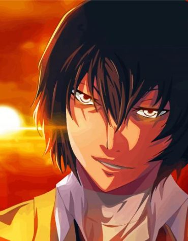 Dazai Osamu Anime Boy Paint By Numbers