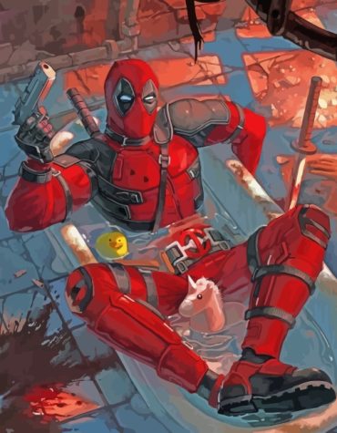 Deadpool Movie Scene Paint By Numbers