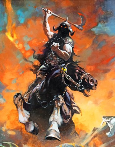 Frank Frazetta Fantasy Fighter Paint By Numbers