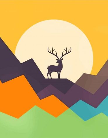 Easy Deer Art Paint By Numbers