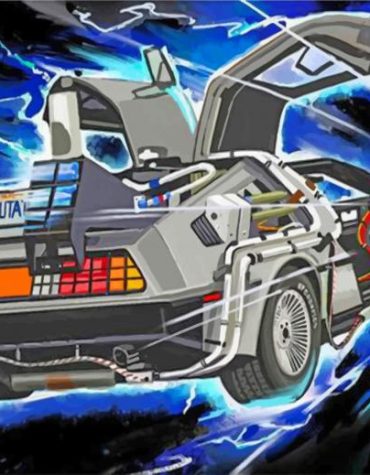 Delorean Legendary Cars Paint By Numbers