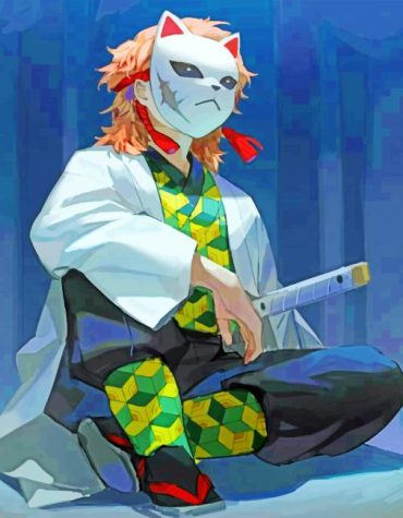 Demon Slayer Sabito Kun Paint By Numbers