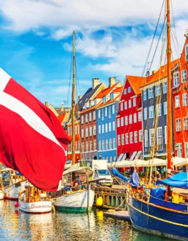 Denmark Harbor Boats Paint By Numbers