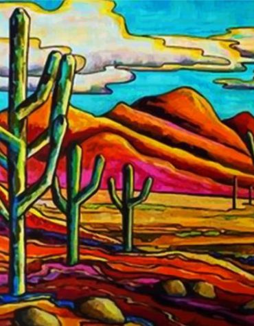 Maynard Dixon Desert Aesthetic Paint By Numbers