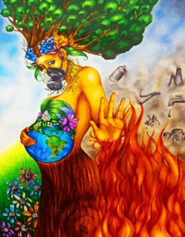 Earth Under Fire Paint By Numbers