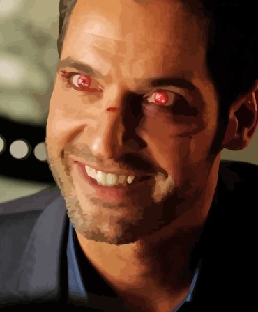 Devil Eyes Lucifer Series Paint By Numbers