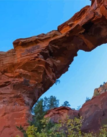Devils Bridge Arizona Landscapes Paint By Numbers