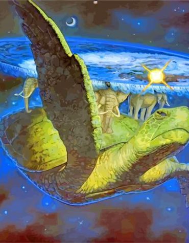 Discworld Fantasy Turtle Paint By Numbers