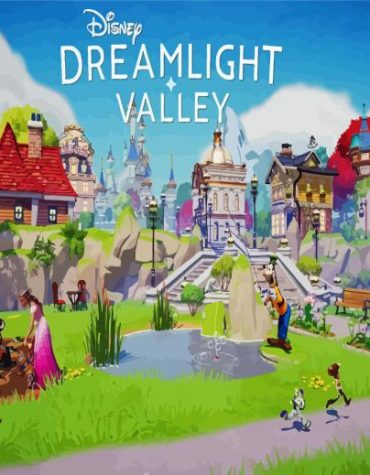 Disney Dreamlight Valley Animation Paint By Numbers