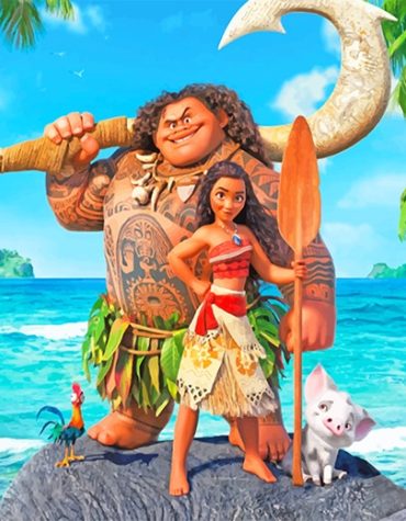 Moana Island Adventure Paint By Numbers