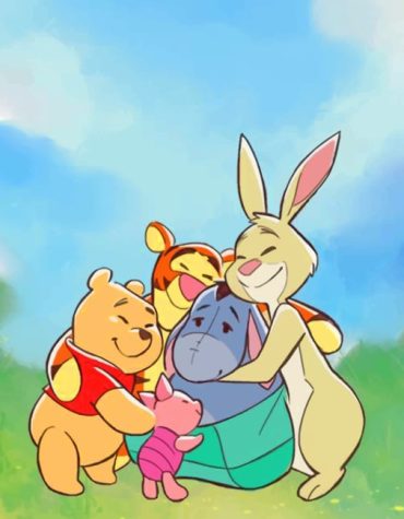 Winnie the Pooh Cartoon Paint By Numbers