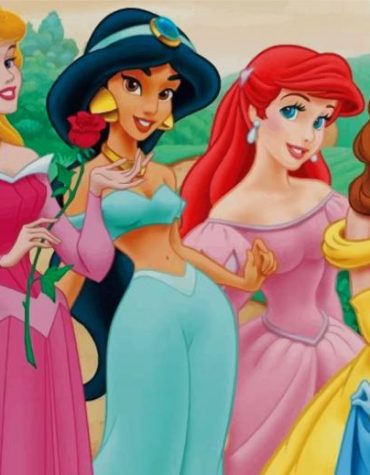 Disney Princess Fun Paint By Numbers