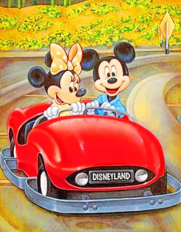 Disneyland Mickey Mouse Paint By Numbers